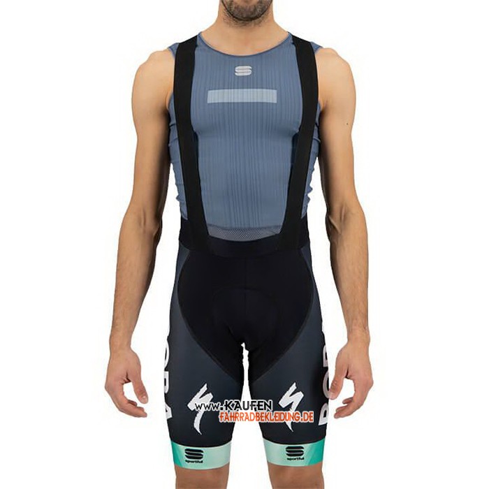 Bora-Hansgrone Kurzarmtrikot 2021 und Kurze Tragerhose Wei Grun Shwarz
